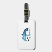 ヤマザメの頭 ラゲッジタグ (正面縦)