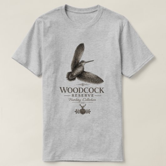 ヤマシギ Tシャツ (デザイン正面)