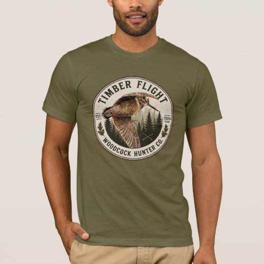 ヤマシギ Tシャツ (正面)