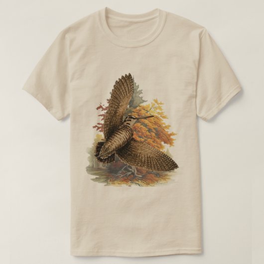 ヤマシギ Tシャツ (デザイン正面)