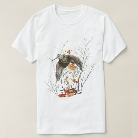 ヤマシギ Tシャツ (デザイン正面)
