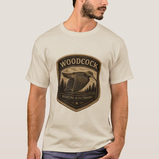 ヤマシギ Tシャツ (正面)
