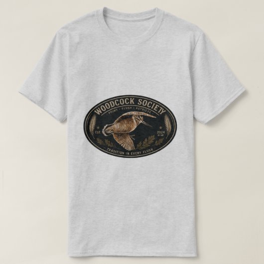 ヤマシギ Tシャツ (デザイン正面)