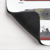 ヤマト&武蔵(戦艦) マウスパッド (コーナー)