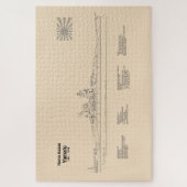 ヤマト – 船舶設計図SD ジグソーパズル (縦)