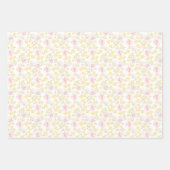 ヤマドフラワーティーカップイチゴフィールド子供部屋 ラッピングペーパーシート (正面2)