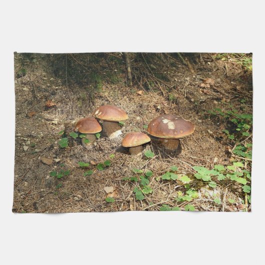 ヤマドリタケ キッチンタオル (横)