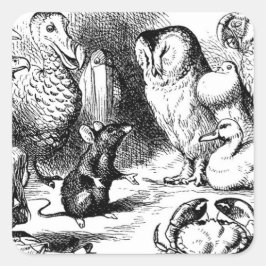 ヤマネが物語を語る スクエアシール