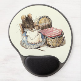 ヤマネの母および子供 ジェルマウスパッド