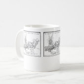 ヤマネは眠ったマグ落ちます コーヒーマグカップ (正面左)