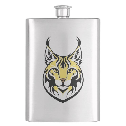 ヤマネコ フラスク (正面)