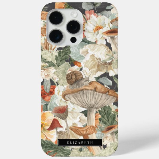 ヤマノシタケ | ボホ秋の森モノグラム Case-Mate iPhoneケース (裏面)