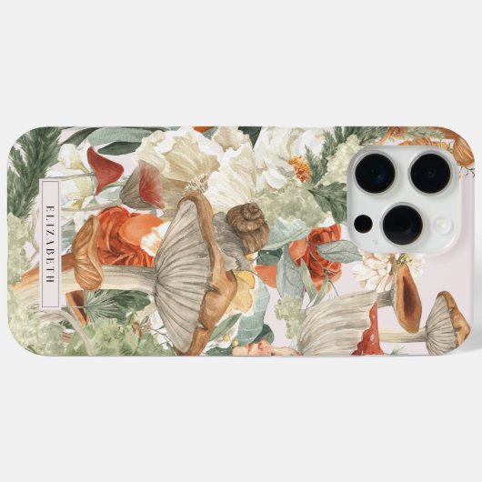 ヤマノシタケ | ボホ秋の森モノグラム Case-Mate iPhoneケース (裏面 (横))