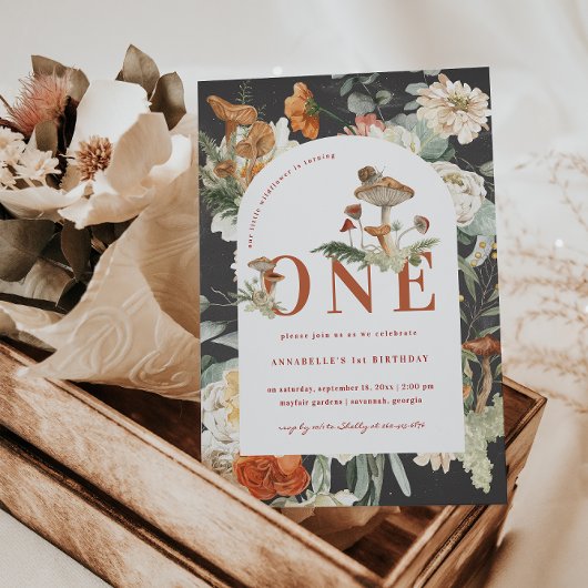 ヤマノシタケ | Boho誕生日 招待状