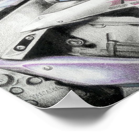 ヤマハR1 ポスター (角)