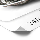 ヤマハRD250オートバイ – A3サイズプリントポスター ポスター (角)