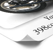 ヤマハRD400バイク – A3サイズプリントポスター ポスター (角)