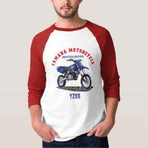ヤマハYZ85カスタムデザイナーアパレルTシャツ Tシャツ