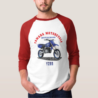 ヤマハYZ85カスタムデザイナーアパレルTシャツ Tシャツ