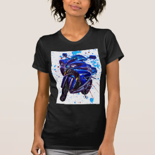 ヤマハYZF R1アートプリント Tシャツ