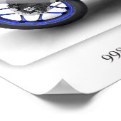 ヤマハYZF-R1 2019オートバイ – A3 ポスター (角)