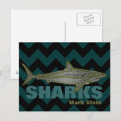 ヤマパーソナライズされたザメ ポストカード (正面/裏面)