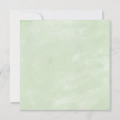 ヤマヒシのトウモロコシの花の結婚式招待状 招待状 (裏面)