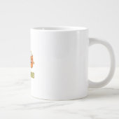 ヤムは私の精神的な野菜 面白い 遊び心のある気分 ジャンボコーヒーマグカップ (右)