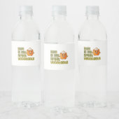 ヤムは私の精神的な野菜 面白い 遊び心のある気分 ペットボトルラベル (ボトル)