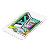 ヤムイム猫 マグネット (左側)