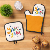 ヤムヤムブラックカントリーエプロン 鍋つかみ&鍋敷きセット (トップダウン)