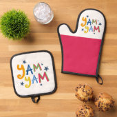 ヤムヤムブラックカントリーエプロン 鍋つかみ&鍋敷きセット (トップダウン)