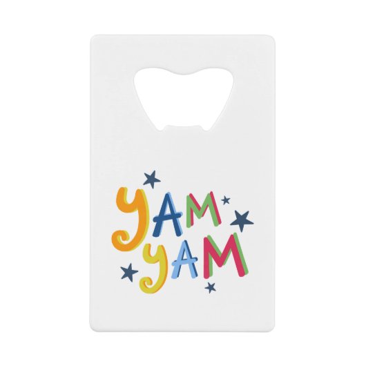 ヤムヤムブラックカントリーボトルオープナー クレジットカード栓抜き (正面)