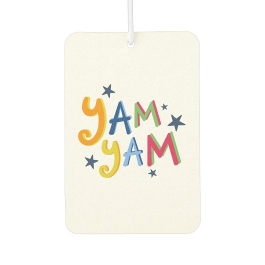 ヤムヤムブラックカントリー カーエアーフレッシュナー (正面)