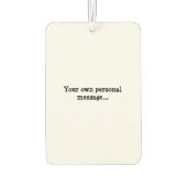 ヤムヤムブラックカントリー カーエアーフレッシュナー (裏面)