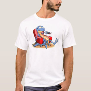 ヤモリのカウチ・ポテト族 Tシャツ
