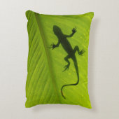 ヤモリのシルエット アクセントクッション (裏面(縦))