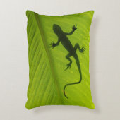 ヤモリのシルエット アクセントクッション (正面(垂直))