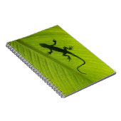 ヤモリのシルエット ノートブック (右側)