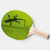 ヤモリのシルエット 卓球ラケット (横)