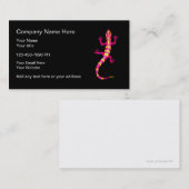 ヤモリのテーマの名刺 名刺 (正面/裏面)