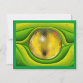 ヤモリのトカゲのドラゴンの目の招待状はパーティを楽しむのを見ます 招待状 (正面)