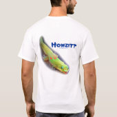 ヤモリの服装 Tシャツ (裏面)