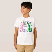 ヤモリは素晴らしい本を共有します Tシャツ (正面フル)