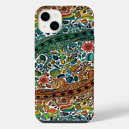 ヤモリを見つけよう iPhoneケース (裏面)