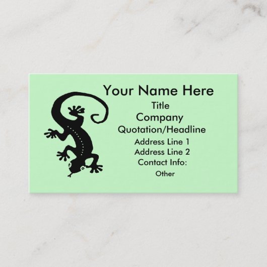 ヤモリ1プロトタイプ 名刺 (正面)