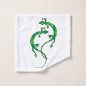 ヤモリ バスタオルセット (ウォッシュタオル)