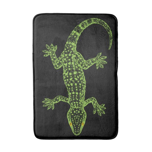 ヤモリ バスマット (正面縦)