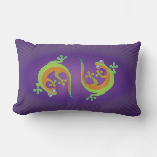 ヤモリ ランバークッション (正面)