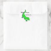ヤモリ、B&M Herps、bmherps.comのtのハ虫類… ラウンドシール (バッグ)